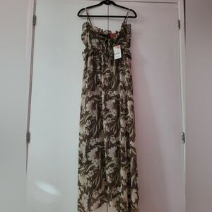 Chic Floral Print Maxi Dress